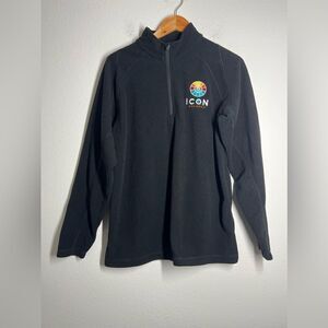 Ultra Club 1/4 Zip Fleece Pullover Women’s Size Medium Embroidered Orlando Icon